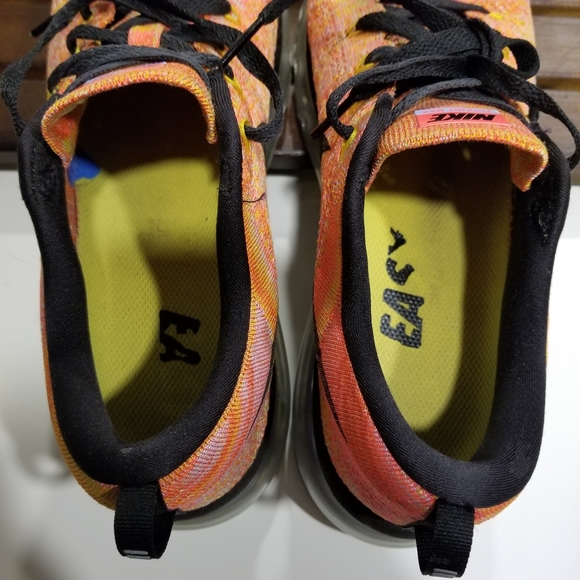Nike Air Flyknit Max Orange Multicolor - Picture 7 of 8